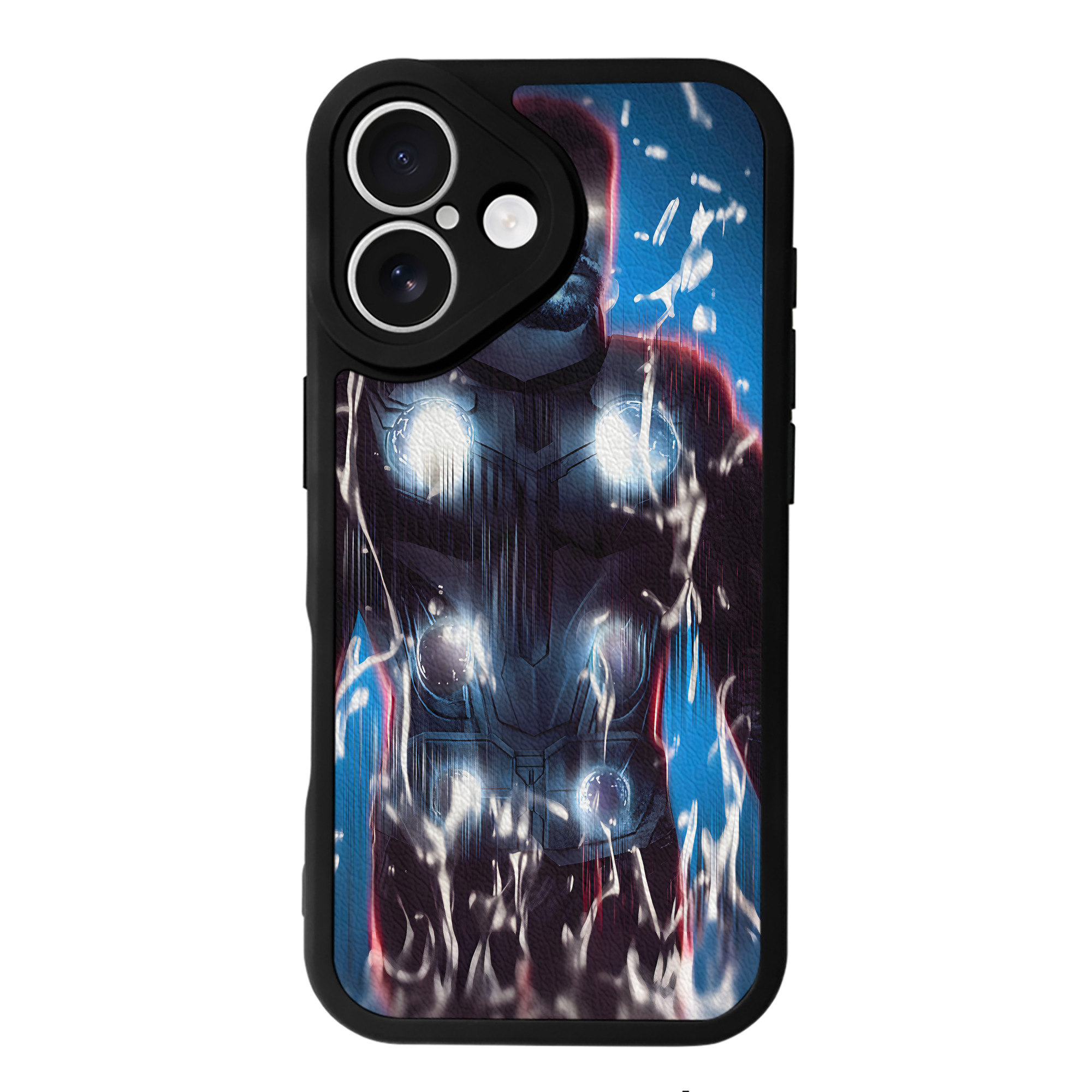 （画像用） アベンジャーズ The Avengers 【iPhone 16シリーズ対応】シリコンスマホケース（レザー調） 材質：シリコン